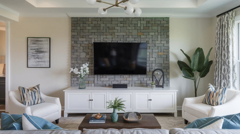 10 Living Room TV Wall Inspirations for a Chic Media Setup