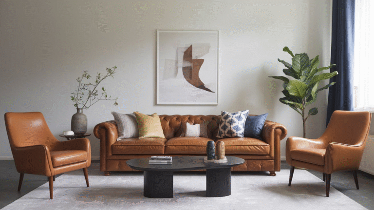 11 Leather Sofa Designs to Elevate Your Living Room’s Style