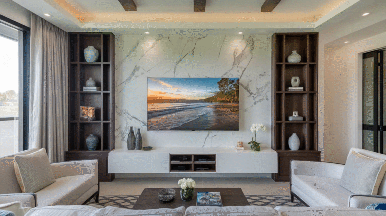 11 Living Room TV Wall Designs for a Modern Entertainment Setup