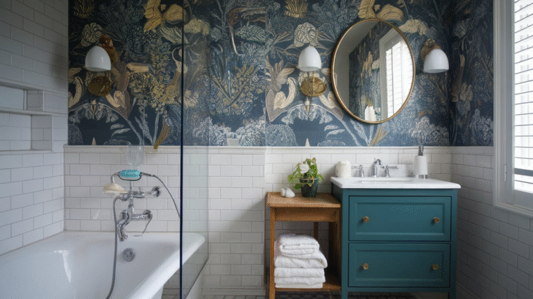 12 Bathroom Wallpaper Ideas to Add Personality to Your Space