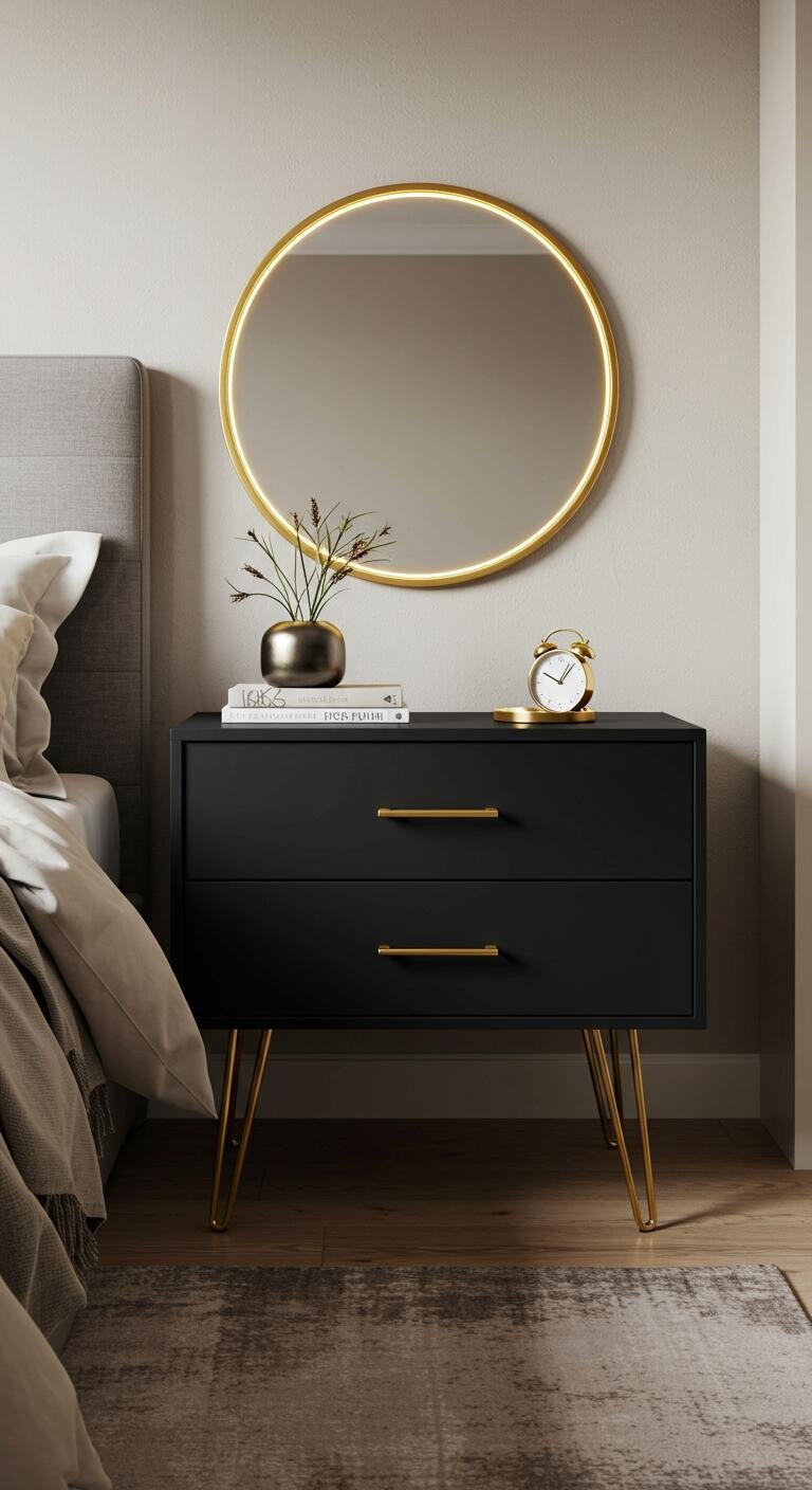 11 Black Nightstand Ideas for a Bold and Elegant Touch