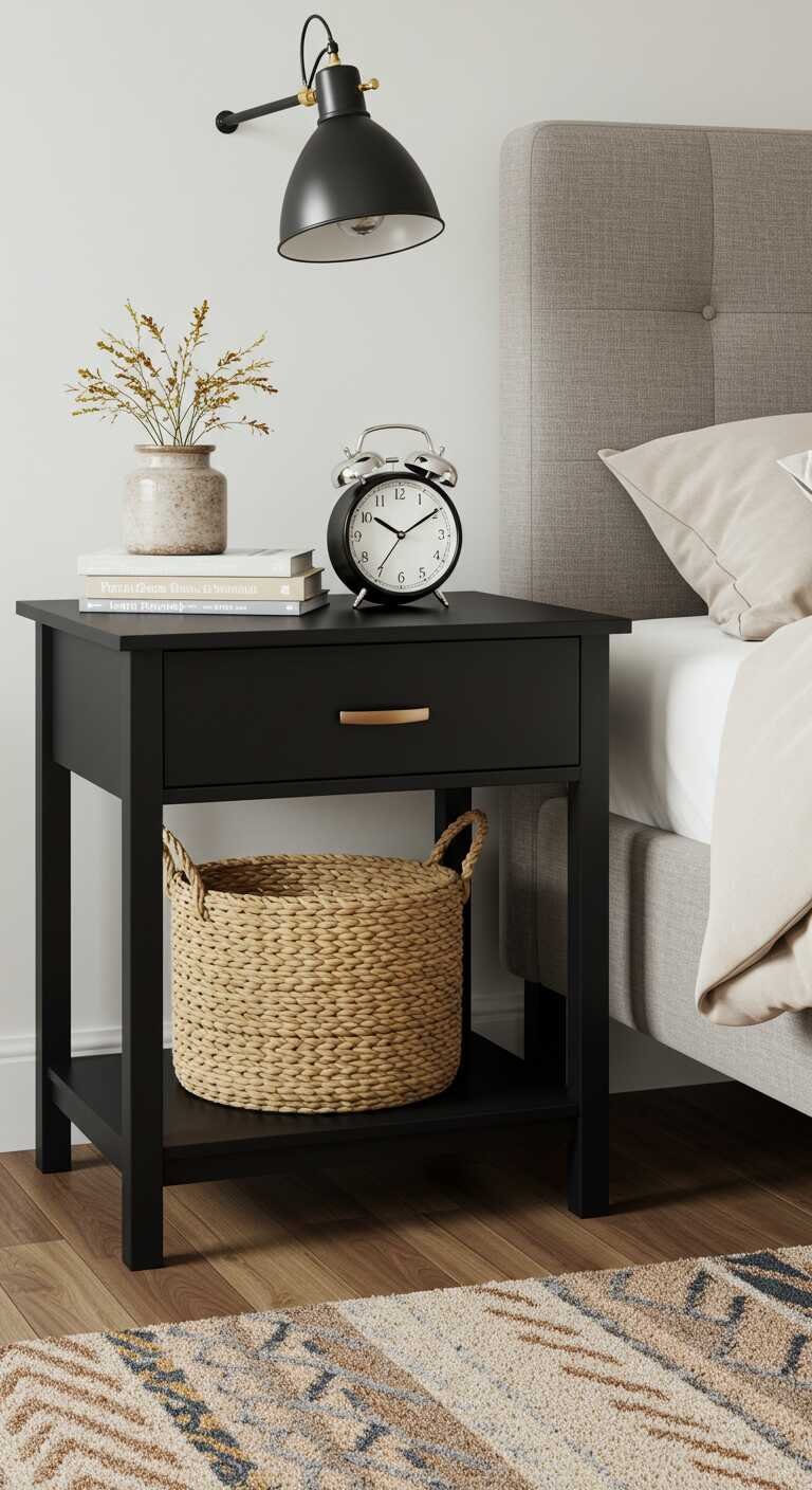 11 Black Nightstand Ideas for a Bold and Elegant Touch
