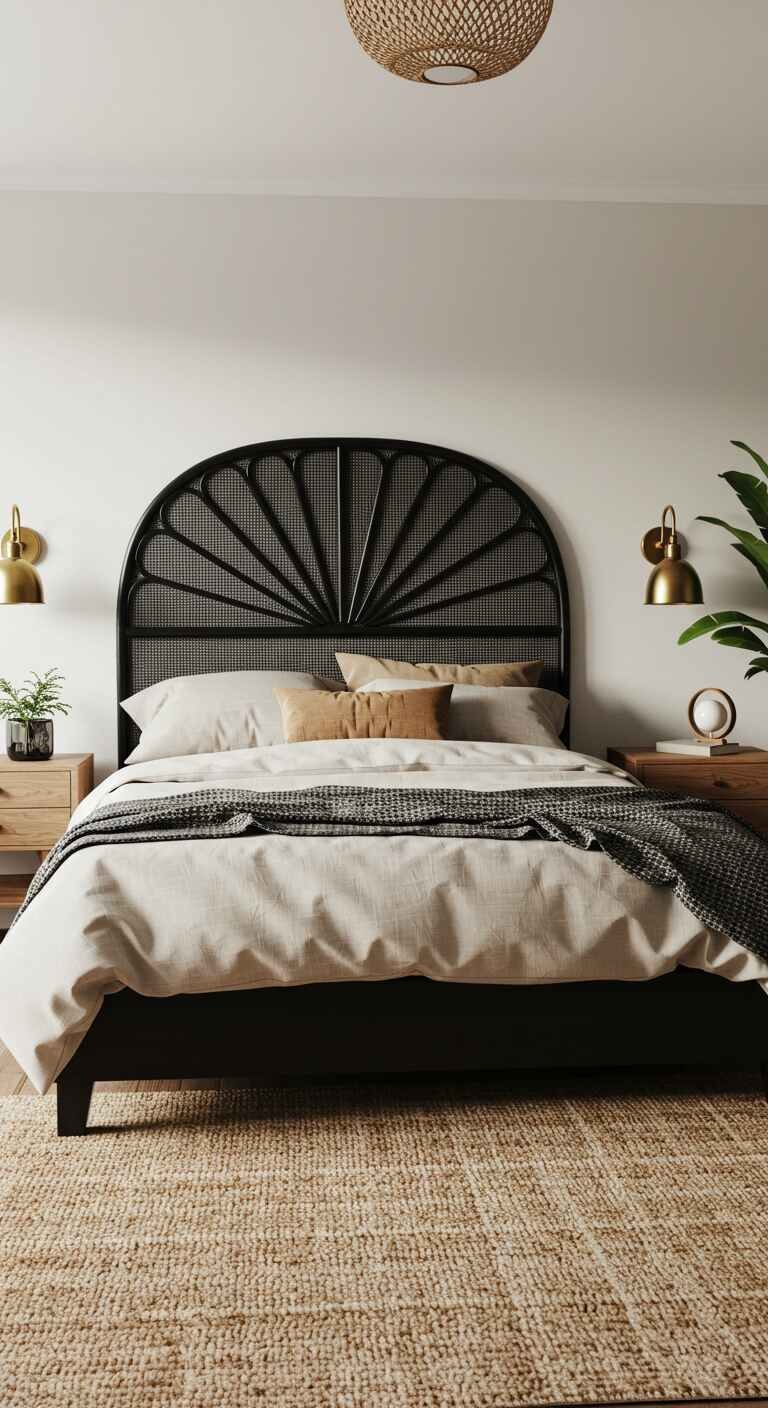 Headboard Designs Rattan 12 Rattan Headboard Designs for a Boho-Chic Bedroom