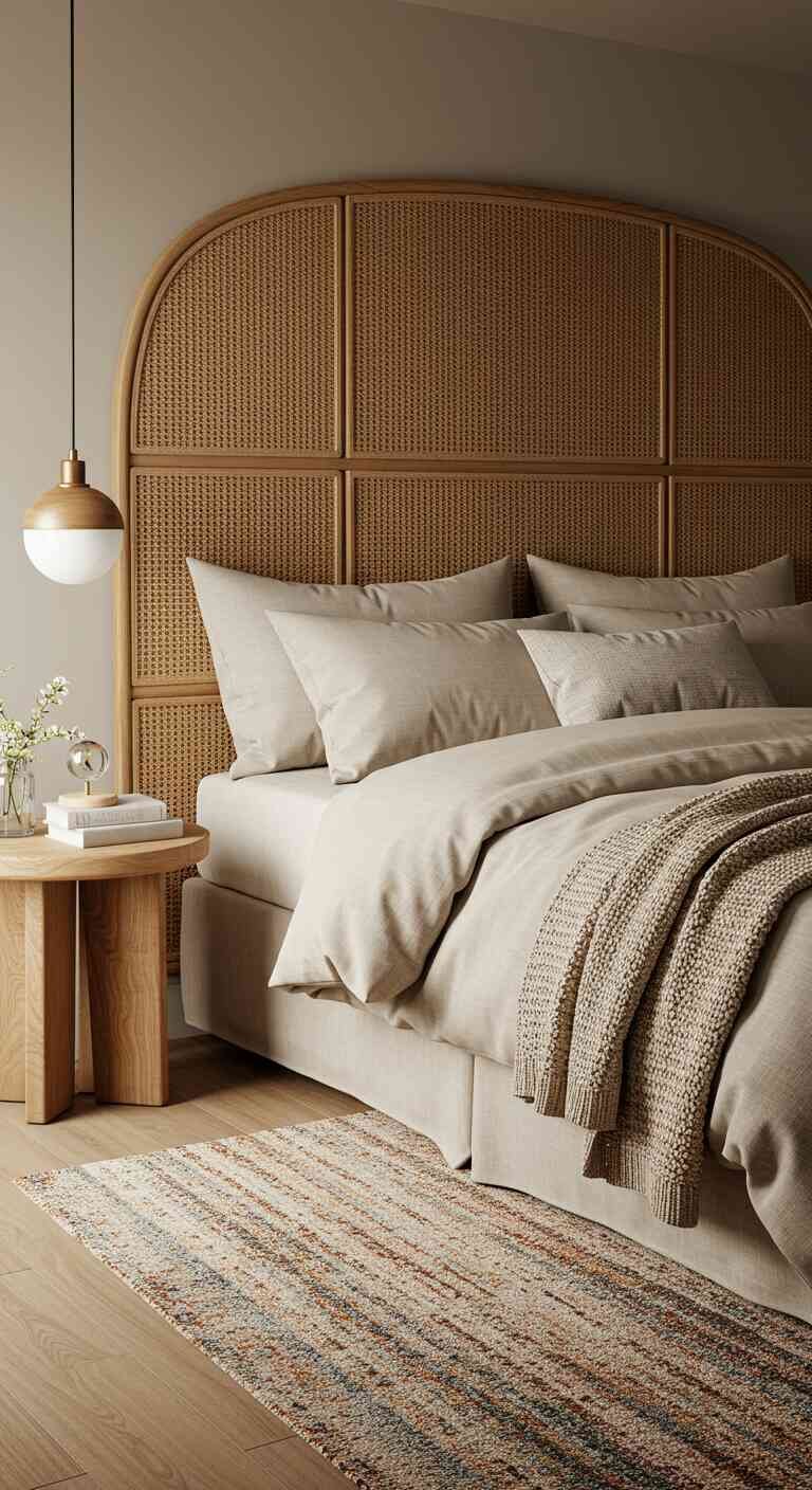 Headboard Designs Rattan 12 Rattan Headboard Designs for a Boho-Chic Bedroom