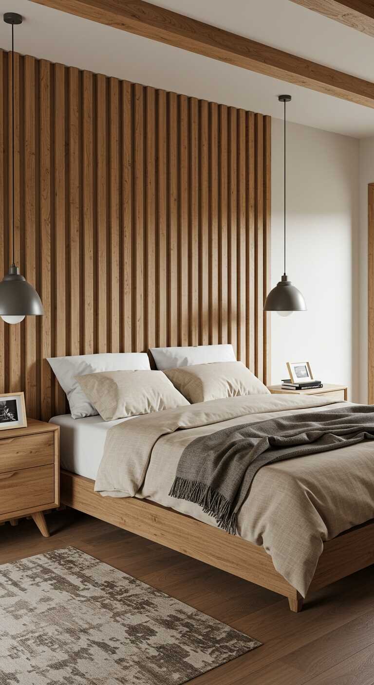 10 Wooden Headboard Ideas for a Rustic and Warm Feel