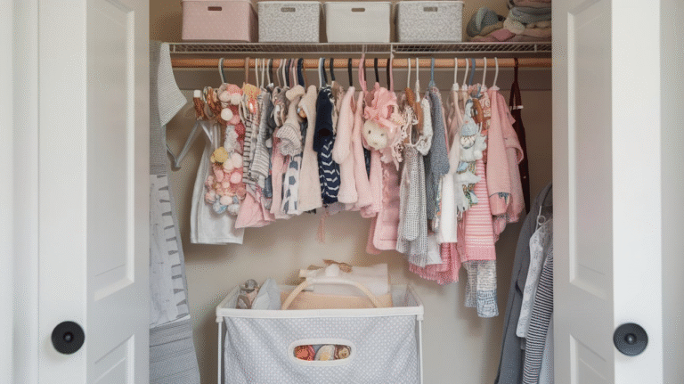 11 Nursery Closet Organization Ideas for a Cute and Clutter-Free Space