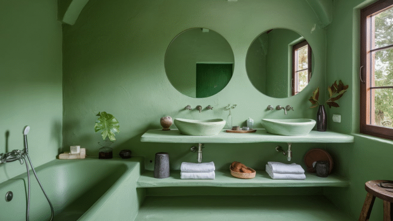 10 Green Bathroom Ideas for a Fresh and Natural Look