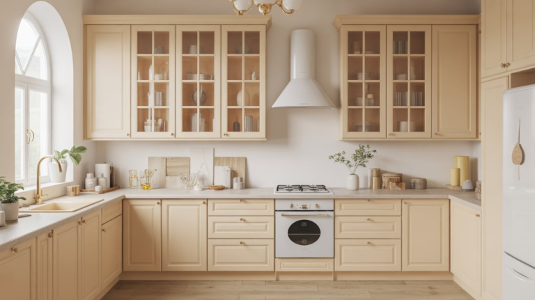 12 Beige Kitchen Cabinets for a Soft and Neutral Kitchen Aesthetic
