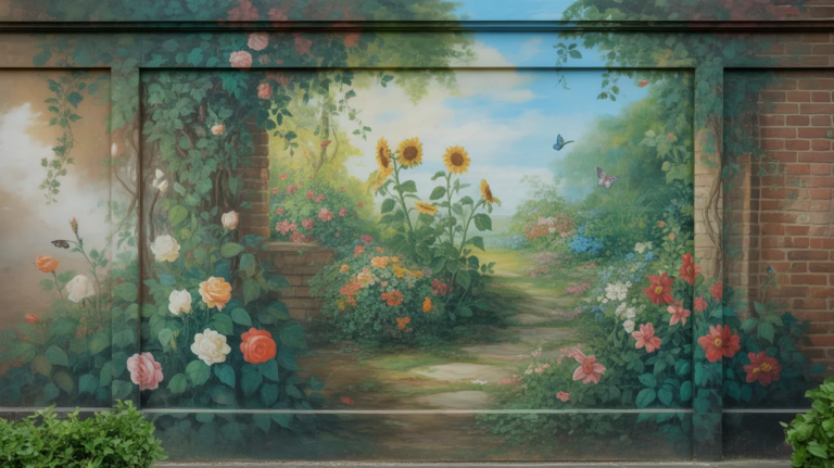 25 Garden Mural Ideas