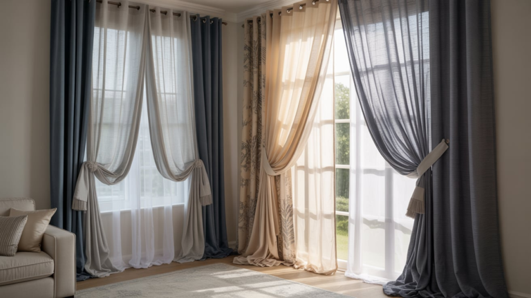 24 Curtain Texture Ideas