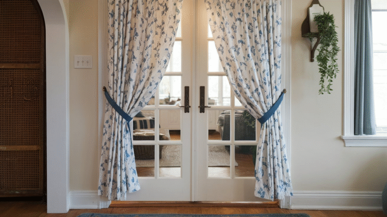 25 French Door Curtain Ideas